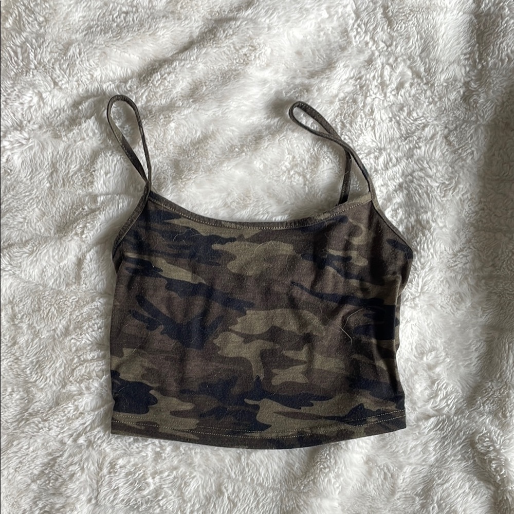 Camo Print Women's Camisole Top